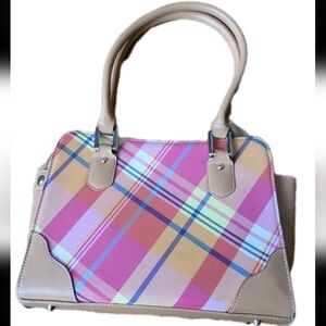 Plaid Multicolor Handbag Spring Pattern Soft Girl Y2k